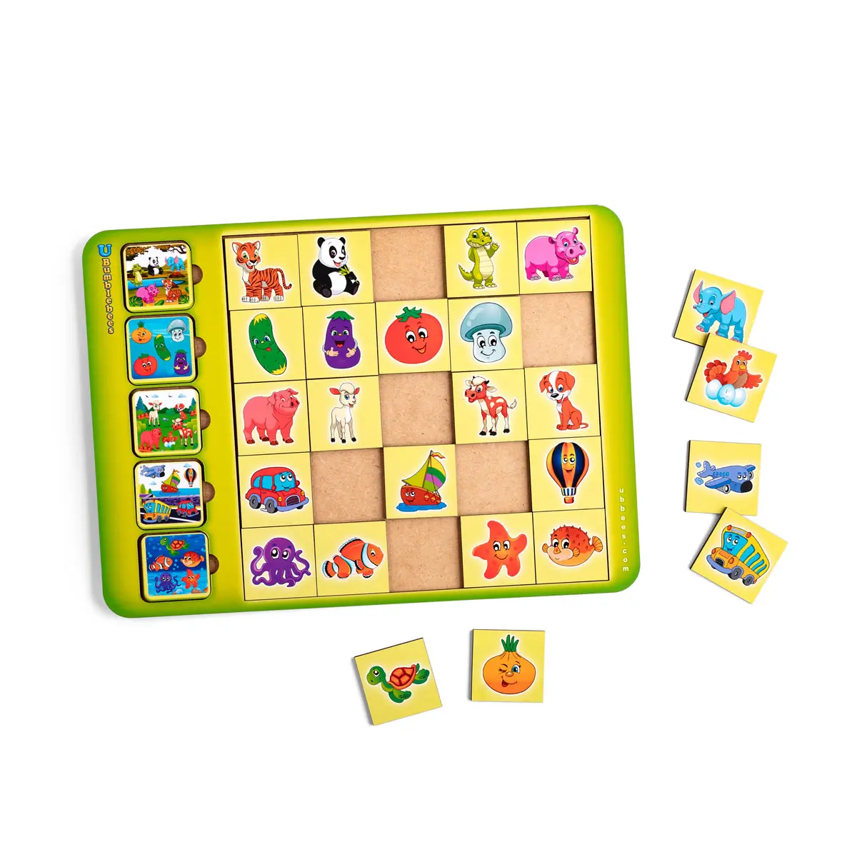 Сортер дерев'яний "Асоціації - картинки". Дитяча розвиваюча гра