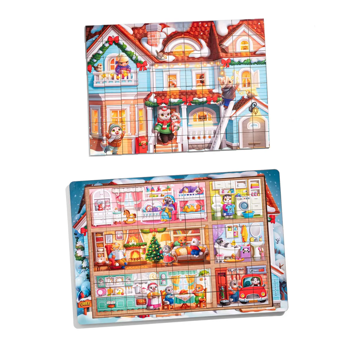 Котячий будинок пазли