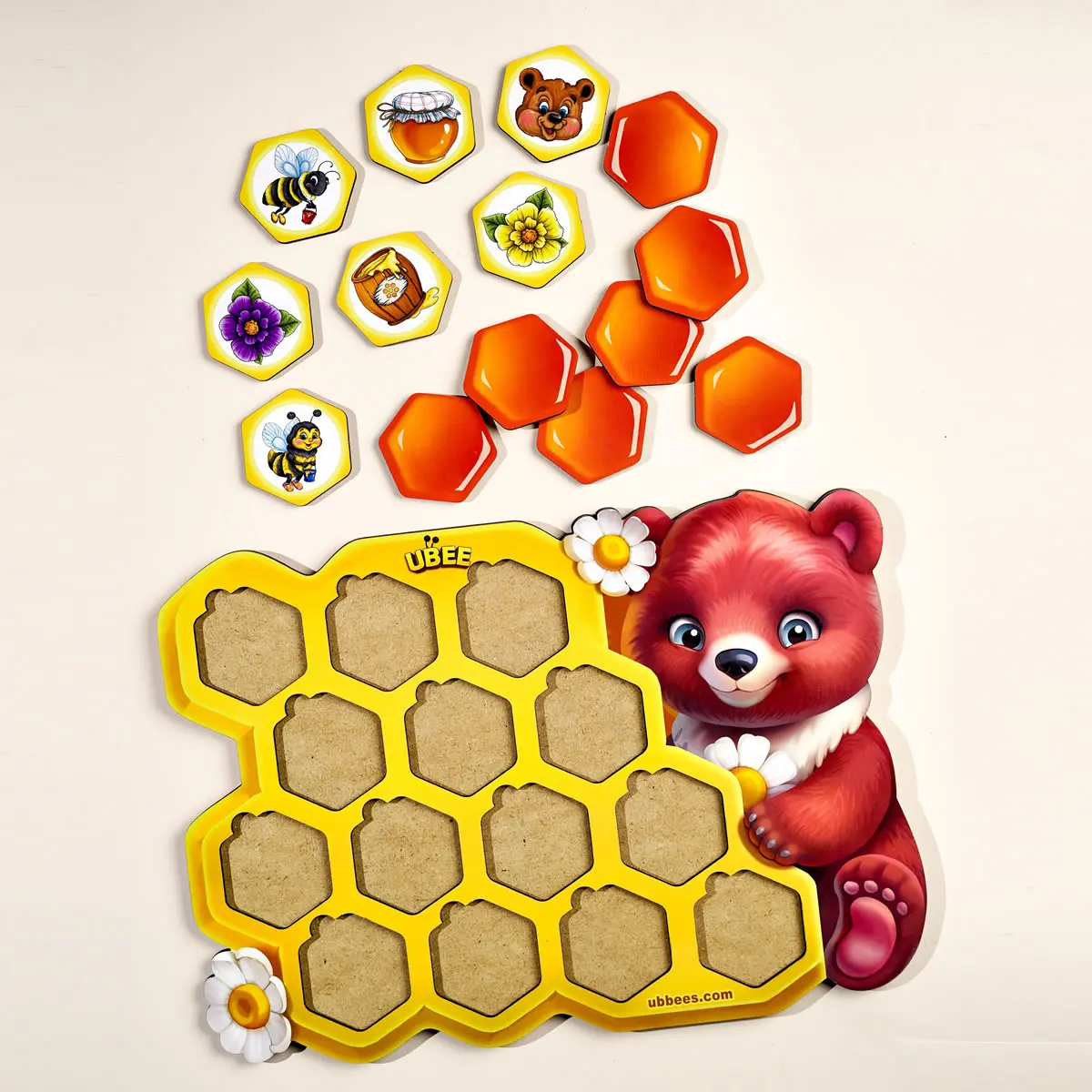 Меморі «Медові Соти з Ведмедиком»