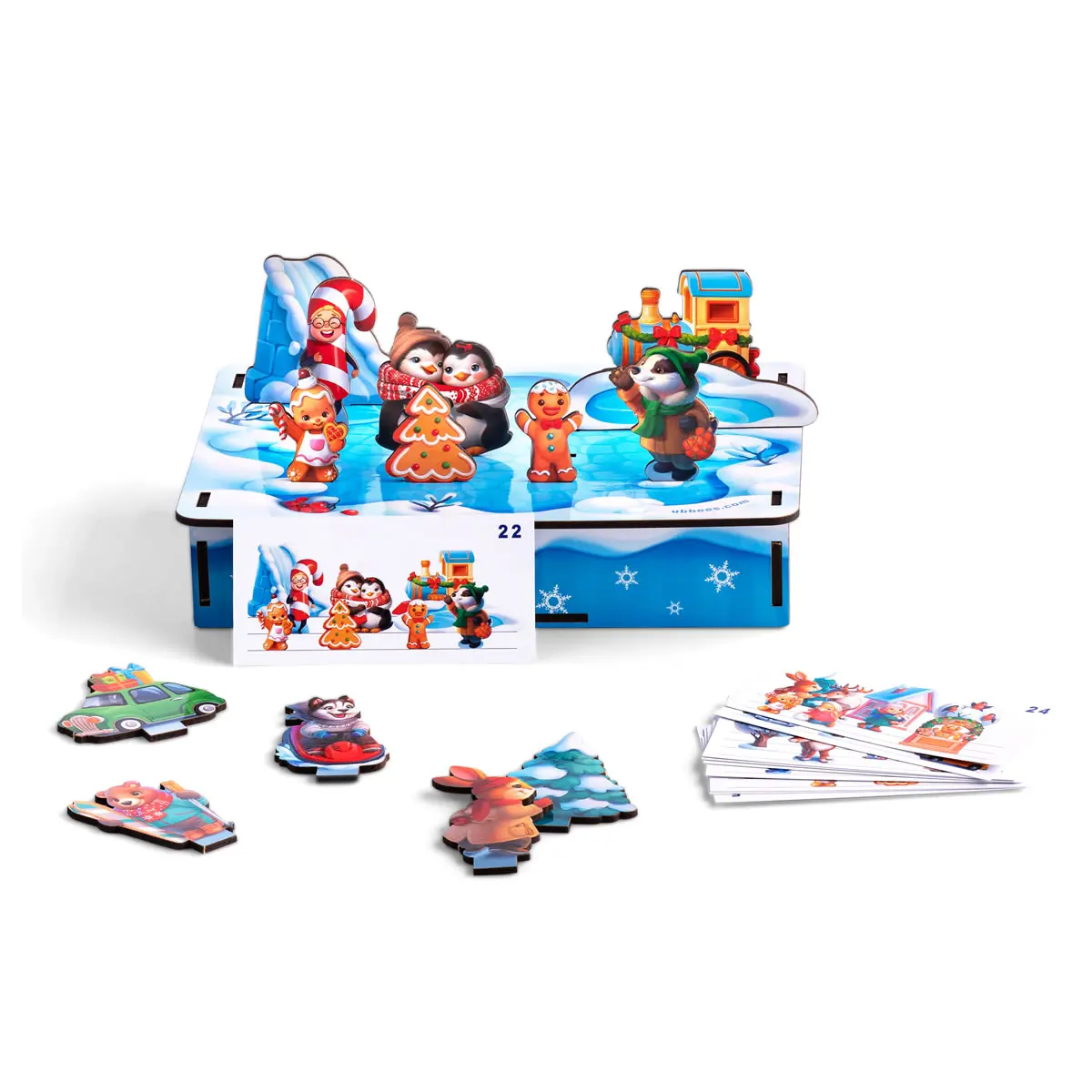 Дитяча розвиваюча гра з картками \"Новорічна панорама\"